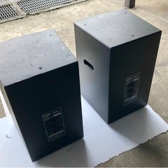 PAスピーカー2本セット 1600w 専用スタンド(アルミ)別売