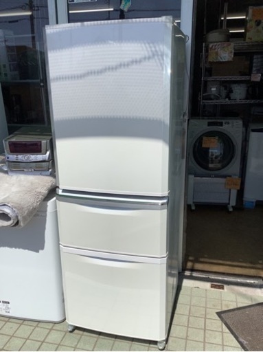 【特別価格❗️】三菱ノンフロン3ドア冷凍冷蔵庫 MR-C34R-W リサイクルショップ宮崎屋　佐土原店　24.5.16F