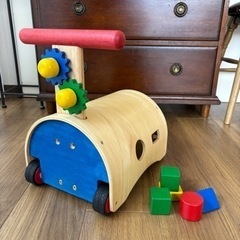 積み木の車　おもちゃ