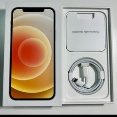 早い者勝ち❗️】iPhone 12 完動品 ホワイト 128 GB SIMフリー