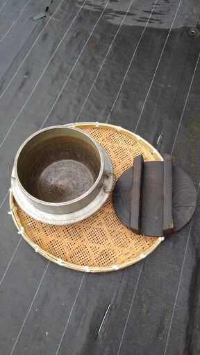 羽釜　昭和時代取手付き