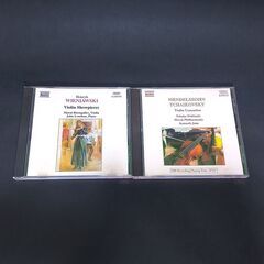 クラシック音楽CD２枚 ヴィエニャフスキ華麗なるヴァイオリン小品...