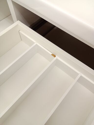 ★ジモティ割あり★  レンジボード ホワイト H206×D46×W90 クリーニング済み TC344 ☆ジモティ割あり☆ レンジボード ホワイト H206×D46×W90 クリーニング