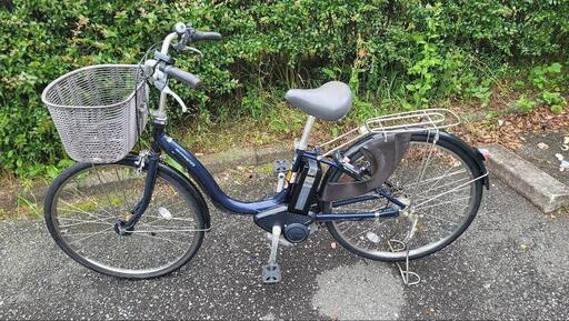 ヤマハ電動自転車3変速　6.6ｈAバッテリー4点灯(75%~100%実力)　完全動作品　充電器付き