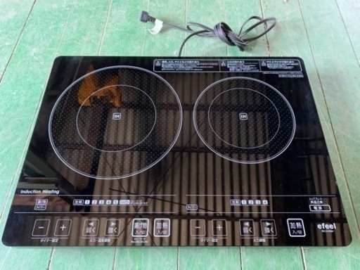 アイリスオーヤマIH2口コンロ