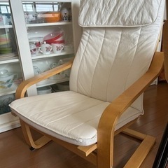 【お譲り決定】IKEA ポエング＋オットマン　2台