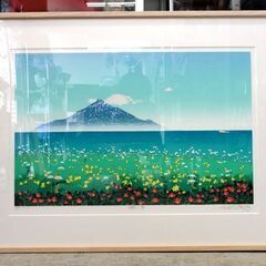佐藤芳彰 「旅情」シルクスクリーン サイン入り 88/100 リトグラフ 