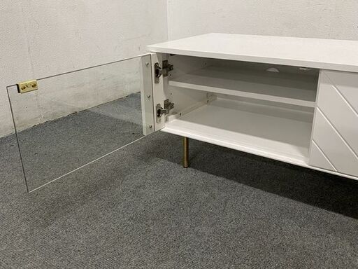 Francfranc/フランフラン ソルティール TVボード 2 ホワイト 高級感