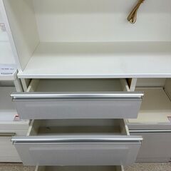 ☆ジモティ割あり☆ 高橋木工所 レンジボード 白 H180×D40.5×W89.5 