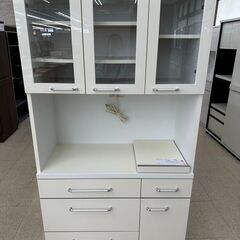☆ジモティ割あり☆ 高橋木工所 レンジボード 白 H180×D40.5×W89