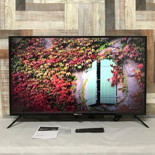 即日受渡❣️DMM.com 43型4K UHDパネル搭載スピーカーを内蔵 HDMI×3。23500円