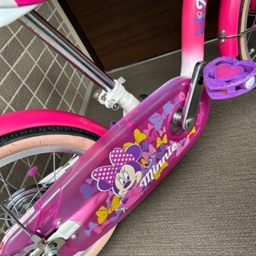 子供用自転車　16インチ　ミニー　ディズニー
