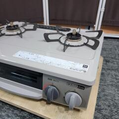 🙇‍♂️売約済み❌6118‼️配送設置は無料🙌‼️最新2021年製✨グリル未使用✨リンナイ 都市ガス用 ガスコンロ