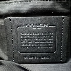 COACH(コーチ) 革製バックパック/リュックサック 黒色