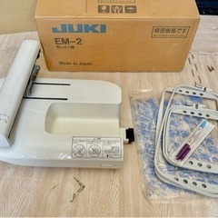 終わり 刺しゅうミシンJUKIコンピューターミシHZL-009刺繍機EM-02付