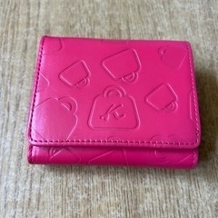 キタムラ　三つ折り財布　ピンク