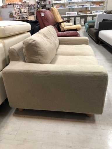 取りに来れる方限定！無印良品の2人掛けソファーです！