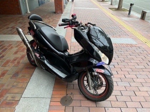 HONDA PCX125】 フルカスタム タイヤ前後バリ山 好調 人気 ホンダ