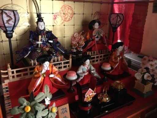 白鳳雛 愛宝作 雛人形二段飾 高月付き NCNR【岐阜県 手渡し交渉可