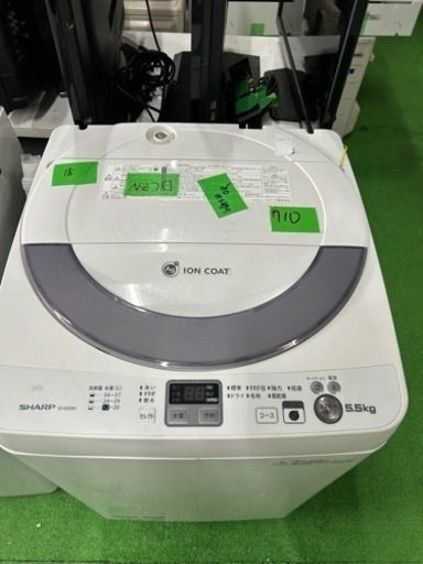 早い者勝ち大セール‼️‼️＋ご来店時、ガン×2お値引き‼️SHARP(シャープ) 2014年製 5.5kg 洗濯機