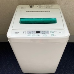 洗濯機5kg⭐︎AQUA⭐︎クリーニング済み【47】