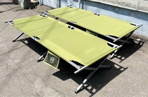 お引取り限定 Coleman コールマン トレイルヘッドコット2個セット ベッド ベンチ 2000031295