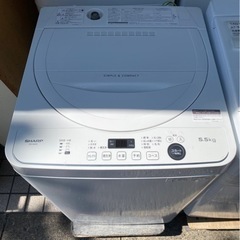 エイブイ：SHARP 全自動洗濯機5.5kg ES-GE5E 2021年製