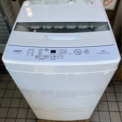 エイブイ：AQUA 全自動洗濯機4.5kg AQW-S4MBK ...