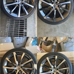 ウェッズ　クレンツェ　ヴィシュヌEVO　225/40R19　19インチ8J＋38通し5×114.3