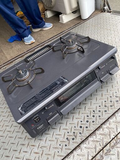 2021年 パロマ ガステーブル 水無し片面焼き 都市ガス(12A・13A) 左  