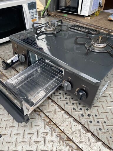 都市ガス ガステーブル 2016年製 幅56cm リンナイ 右強火 RT33NJH