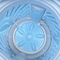 NO157!!!!!!北九州市内配送設置無料　2021年式 ハイセンス 全自動 洗濯機 5.5kg ホワイト HW-K55E 最短10分洗濯 真下排水 予約機能 スリム 風乾燥 強力洗浄 一人暮らし 二人分のお洗濯