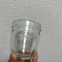 モロゾフ プリンのガラスカップ