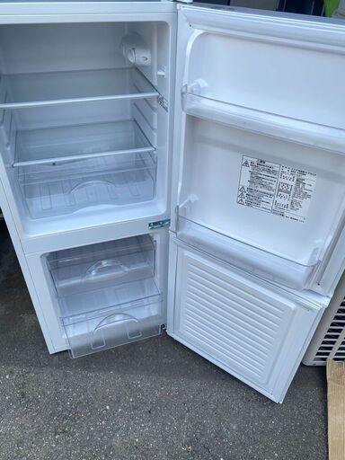 106L 2ドア冷蔵庫 Nグラシア WH 延長保証付き(リサイクル回収なし