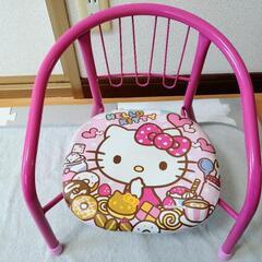 【取引中】キティちゃん音が鳴る豆椅子