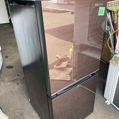 NO68❗️ 北九州市内配送無料　2021年式 冷蔵庫 ブラウン HR-G13B-BR [2ドア /右開きタイプ /134L]