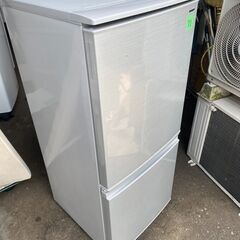 NO71❗️北九州市内配送無料　SJ-D14D-S 冷蔵庫 シルバー系 [2ドア /右開き/左開き付け替えタイプ /137L]