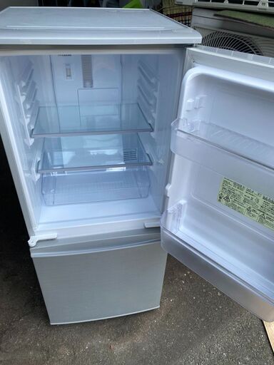 NO71❗️北九州市内配送無料 SJ-D14D-S 冷蔵庫 シルバー系 [2ドア /右  