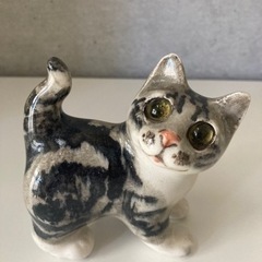 【ネット決済】猫置物　ケンジントンキャット