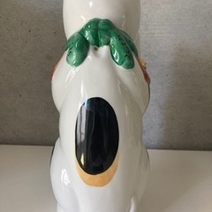 三毛猫　招き猫　猫置物