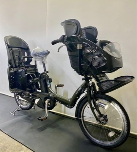 1都4県全域送料無料　業界最長12ヶ月保証　電動アシスト自転車　ブリヂストン　20インチ 子供乗せ　パワフルアシスト　カーキ色