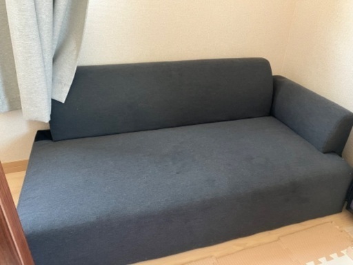 IKEA HEMLINGBY ヘムリングビー 2人掛けソファ, ダークグレー