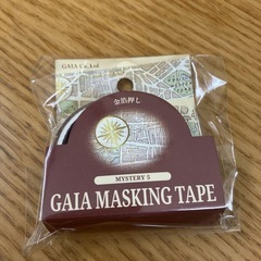 【新品未開封】GAIA マスキングテープ ミステリーシリーズ 金箔押し