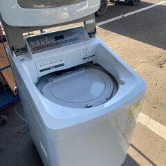 NO 90❗️ 北九州市内配送設置無料 NA-FD80H5-N 縦型洗濯乾燥機 シャンパン [洗濯8.0kg /乾燥4.5kg /ヒーター乾燥(水冷・除湿タイプ) /上開き]