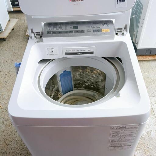 パナソニック☆洗濯機☆8㎏☆2017年製☆NA-FA80H3動作OK(保証3ヵ月 