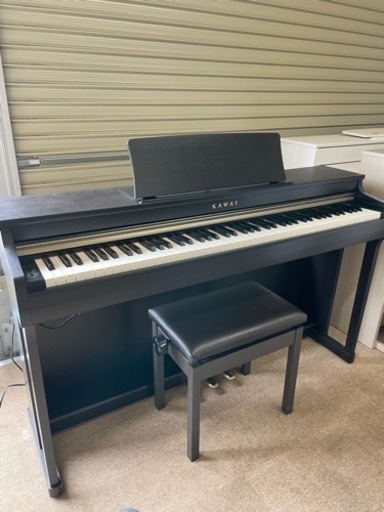 2016年製中古美品、配送可能　KAWAI 電子ピアノ CN25R高低調整可能椅子、