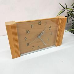 ■24✳5039■　置き時計　木製　時計　動作品