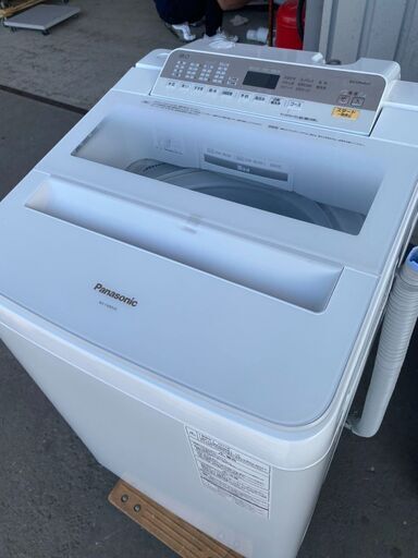 NO89❗️ 北九州市内配送設置無料 パナソニック Panasonic NA-FA80H5-W [全自動洗濯機 8kg ホワイト]