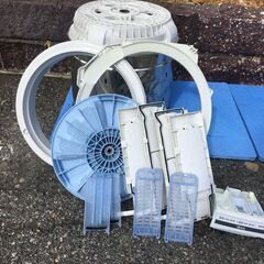 洗濯機の分解クリーニング行っています！配送設置込み2017年製　パナソニック9.0K洗濯機　DDモーター分解クリーニング済み