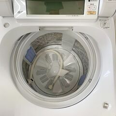 24C293_ジC Panasonic パナソニック 8.0kg全自動洗濯機 ECONAVI エコナビ NA-JFA803 2017年製 中古
